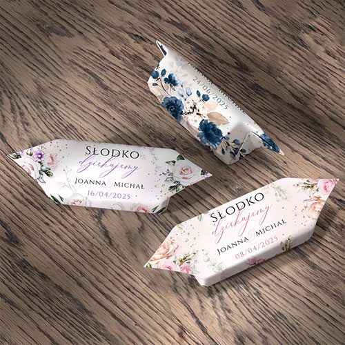 Krówki ślubne personalizowane