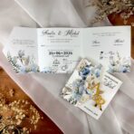 Zaproszenia ślubne składane - Luiza - 7 wzorów - obrazek 14