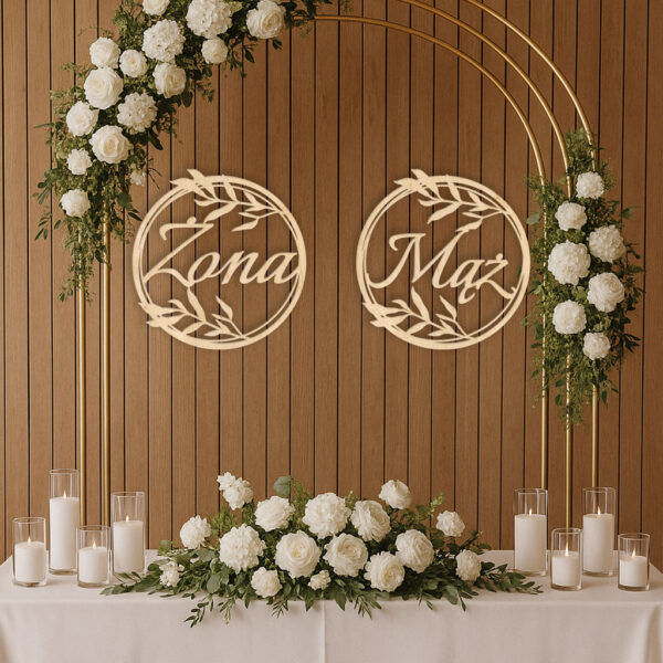 Dekoracja sali weselnej