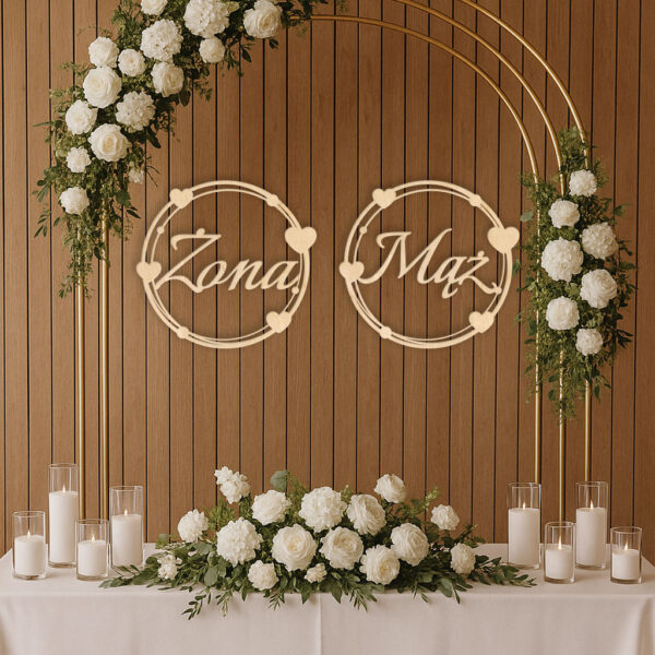 Dekoracja sali weselnej