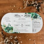 Zaproszenia Ślubne brama kwiaty