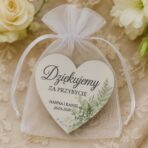 woreczek z organzy na podziękowania dla gości