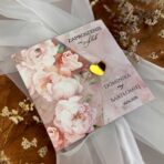 Zaproszenia ślubne kwiaty złote serce