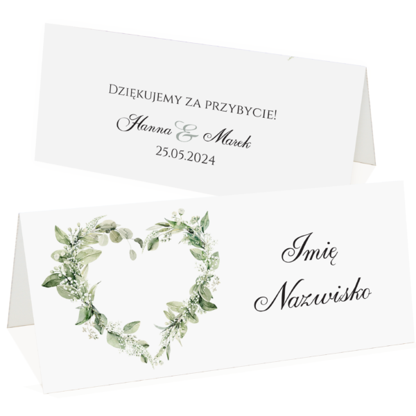 Winietki ślubne boho kwiaty