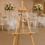 przezroczysta akrylowa tablica powitalna na wesele