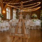 Tablica akrylowa z usadzeniem gości 90x60