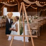 Akrylowa tablica powitalna ze zdjęciem - 70x50 cm - POZIOMO - obrazek 2