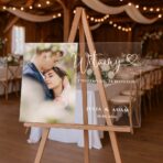 tablica powitalna akrylowa ze zdjęciem