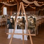 tablica powitalna akrylowa ze zdjęciem