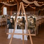 tablica powitalna akrylowa ze zdjęciem