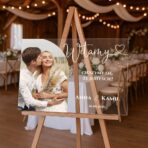 tablica powitalna akrylowa ze zdjęciem