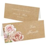 winietki boho eko tło kwiaty