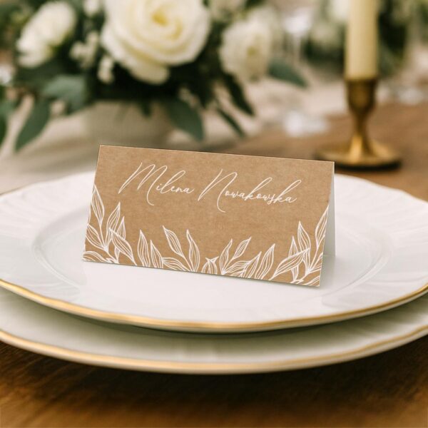 winietki boho eko tło