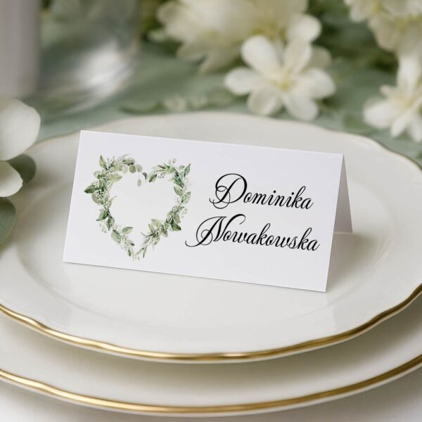 Winietki ślubne boho kwiaty