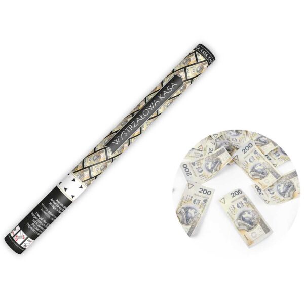 tuba z konfetti ślub wesele serca