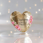 magnesy z podziękowaniem dla gości lustrzane