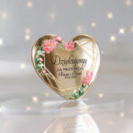 magnesy z podziękowaniem dla gości lustrzane