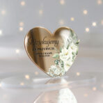Magnesy Serca lustrzane złoto – podziękowania dla gości - Gipsówka - obrazek 4