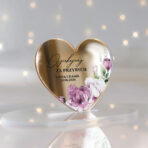 magnes lustrzany z podziękowaniem dla gości weselnych