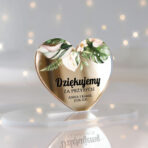 magnesy z podziękowaniem dla gości lustrzane