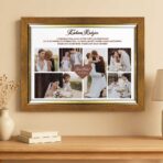 Podziękowania dla Rodziców ze zdjęciem - ozdobna ramka (R5) A3 - obrazek 4