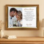 Podziękowania dla Rodziców ze zdjęciem - ozdobna ramka (R5) A3 - obrazek 3