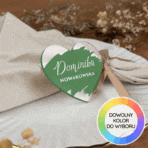 Akrylowa winietka malowana - serce - obrazek 2