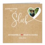 Zaproszenia ślubne ze zdjęciem