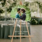 Akrylowa tablica powitalna ze zdjęciem  70x50 cm - Łuk - obrazek 2