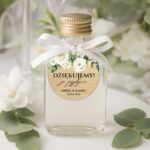 Buteleczki na nalewki podziękowania dla gości