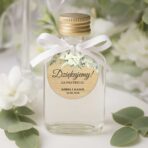 Buteleczki na nalewki podziękowania dla gości