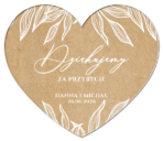 magnesy podziękowania dla gości wesele eko tło