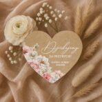 magnesy podziękowania dla gości wesele eko tło