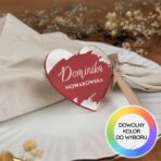 Akrylowa winietka malowana - serce