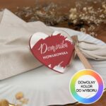 Akrylowa winietka malowana - serce