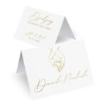 winietki ślubne złocone