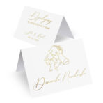 winietki ślubne złocone