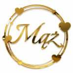 Lustrzane dekoracje sali weselnej z napisem Mąż Żona serca