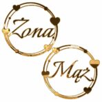 Lustrzane dekoracje sali weselnej z napisem Mąż Żona serca