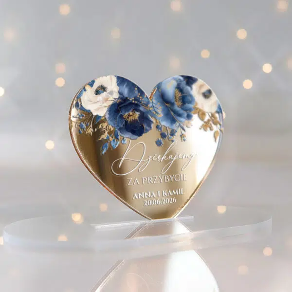 magnesy podziękowania dla gości weselnych