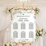 Tablica z usadzeniem gości