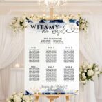 Tablica z usadzeniem gości