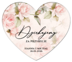 Podziękowania dla gości magnesy serca