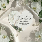 Podziękowania dla gości magnesy serca