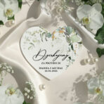 Podziękowania dla gości magnesy serca