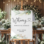 Tablica powitalna pionowa Eukaliptus