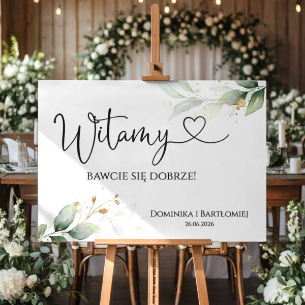 Tablica powitalna Eukaliptus