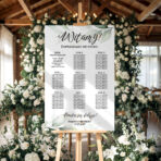 Plan stołów weselnych