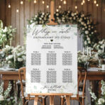 Tablica z usadzeniem gości Eukaliptus