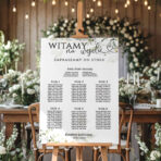 Tablica z usadzeniem gości Eukaliptus